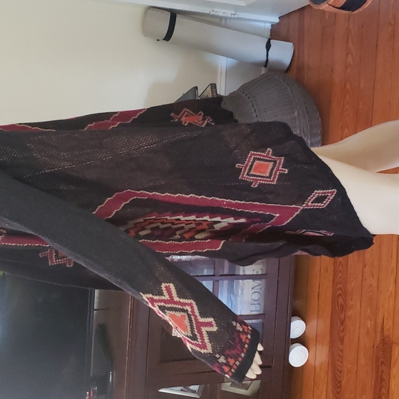 Say What Native American Tribal Cardigan Sweater sz S - Picture 5 of 5
